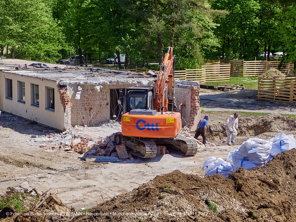 11.05.2022 - Baustelle am Haus für Kinder in Neuperlach